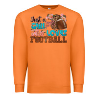 Carrot just a girl who loves football Premium Sweatshirt - HRA Design Shop