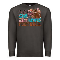 Smoke just a girl who loves football Premium Sweatshirt - HRA Design Shop