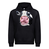 Foreset Green Cute Holstein Face Urban Hoodie - LillyAllenDesigns