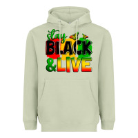Matcha stay black and live Heavyweight Hoodie - Zillion Design Studio