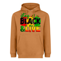 Meerkat stay black and live Heavyweight Hoodie - Zillion Design Studio