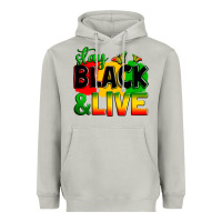 Moon Dust stay black and live Heavyweight Hoodie - Zillion Design Studio
