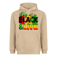 Mushroom stay black and live Heavyweight Hoodie - Zillion Design Studio