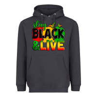 Smoke stay black and live Heavyweight Hoodie - Zillion Design Studio