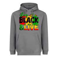 Storm stay black and live Heavyweight Hoodie - Zillion Design Studio