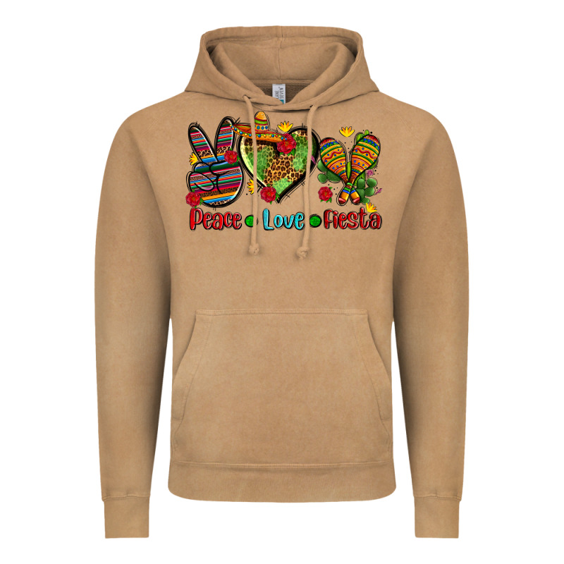 Peace Love Fiesta Ado Vintage Hoodie by AdoDesignShop | Teevron
