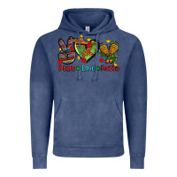 Vintage Denim peace love fiesta ado Vintage Hoodie - AdoDesignShop