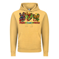 Vintage Mustard peace love fiesta ado Vintage Hoodie - AdoDesignShop