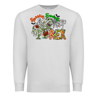 Dove Grey spooky sourus Premium Sweatshirt - CowhideDigitalArt