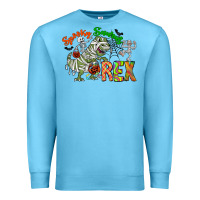 Ocean Blue spooky sourus Premium Sweatshirt - CowhideDigitalArt