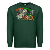 Sports Green spooky sourus Premium Sweatshirt - CowhideDigitalArt