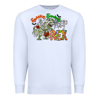 White spooky sourus Premium Sweatshirt - CowhideDigitalArt