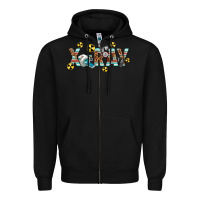 Black X-ray Zipper Hoodie - texasbilliewilder