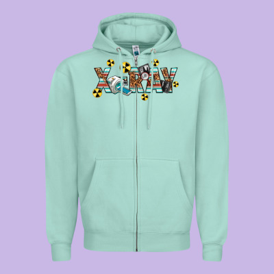 X-ray Zipper Hoodie Designed By Texasbilliewilder