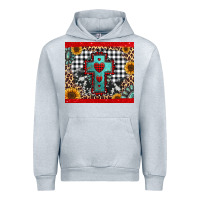 Heather Grey Christmas cross Urban Hoodie - Jasminsmagicworld