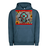 Pigment Midnight Navy Christmas cross Urban Hoodie - Jasminsmagicworld