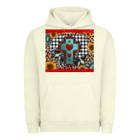 Pigment Pistachio Christmas cross Urban Hoodie - Jasminsmagicworld