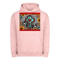 Pigment Salmon Christmas cross Urban Hoodie - Jasminsmagicworld