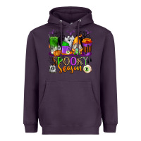Plum Spooky Season Coffee Cups Heavyweight Hoodie - texasbilliewilder