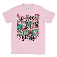Bubblegum Pink coffee scrubs and rubber gloves Classic Tee - RanaPortraitStore