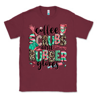 Burgundy coffee scrubs and rubber gloves Classic Tee - RanaPortraitStore