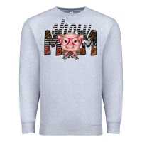 Heather Grey show mom Premium Sweatshirt - SublimationCraftShop