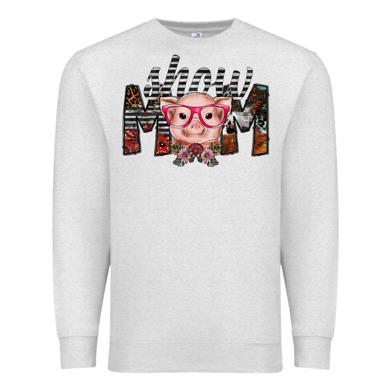 Show Mom Premium Sweatshirt by SublimationCraftShop | Teevron