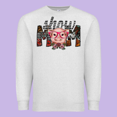 Show Mom Premium Sweatshirt Designed By Sublimationcraftshop
