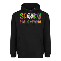 Black Spooky State of Mind Heavyweight Hoodie - texasbilliewilder