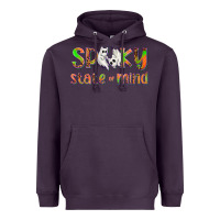 Plum Spooky State of Mind Heavyweight Hoodie - texasbilliewilder