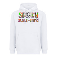 White Spooky State of Mind Heavyweight Hoodie - texasbilliewilder