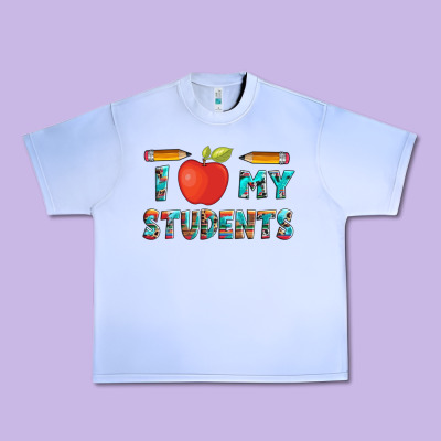 I Love My Students With Pen And Urban Heavy Tee Designed By Artiststas