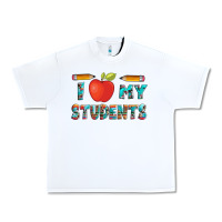 White i love my students with pen and Urban Heavy Tee - Artiststas