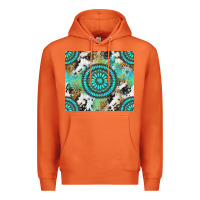 Carrot gemstone leopard cowhide Premium Hoodie - NancyCooperArtShop
