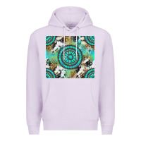 Lilac gemstone leopard cowhide Premium Hoodie - NancyCooperArtShop
