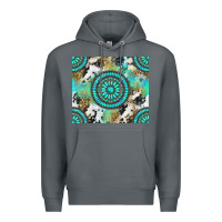 Rock gemstone leopard cowhide Premium Hoodie - NancyCooperArtShop