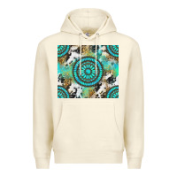 Sandshell gemstone leopard cowhide Premium Hoodie - NancyCooperArtShop