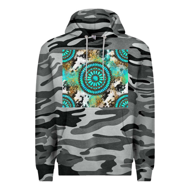 Gemstone Leopard Cowhide Premium Hoodie by NancyCooperArtShop | Teevron