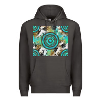 Smoke gemstone leopard cowhide Premium Hoodie - NancyCooperArtShop