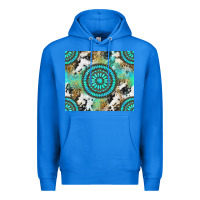 True Royal gemstone leopard cowhide Premium Hoodie - NancyCooperArtShop