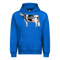 Cobalt Holstein Dairy Cow Urban Hoodie - LillyAllenDesigns