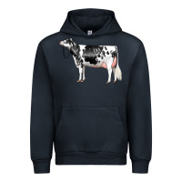 Navy Holstein Dairy Cow Urban Hoodie - LillyAllenDesigns