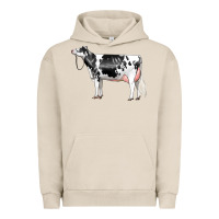 Pigment French Oak Holstein Dairy Cow Urban Hoodie - LillyAllenDesigns