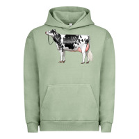 Pigment Oil Green Holstein Dairy Cow Urban Hoodie - LillyAllenDesigns