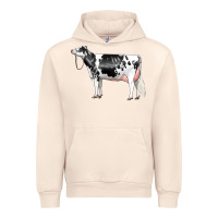 Sandshell Holstein Dairy Cow Urban Hoodie - LillyAllenDesigns