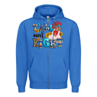 True Royal Y'all ain't right crazy Zipper Hoodie - texasbilliewilder