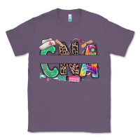 Lavender custom name cna nurse Classic Tee - RanaPortraitStore