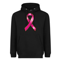 Black breast cancer ribbon Heavyweight Hoodie - RanaPortraitStore