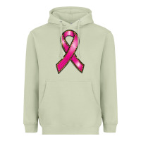 Breast Cancer Ribbon Heavyweight Hoodie | Teevron