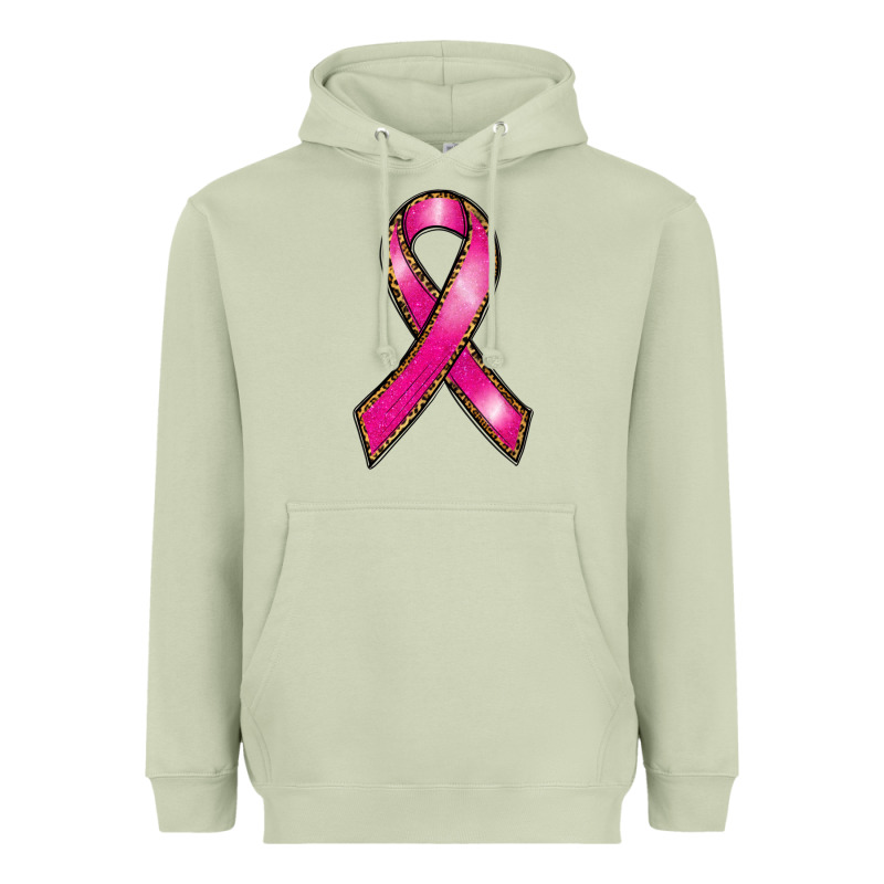 Breast Cancer Ribbon Heavyweight Hoodie by RanaPortraitStore | Teevron